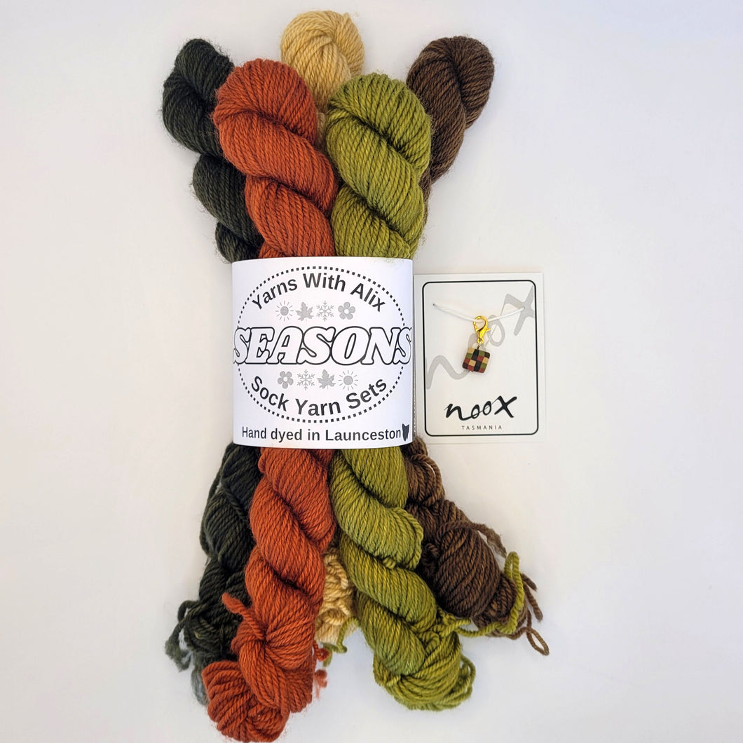 Warm Autumn - Mini Skein Sock Sets