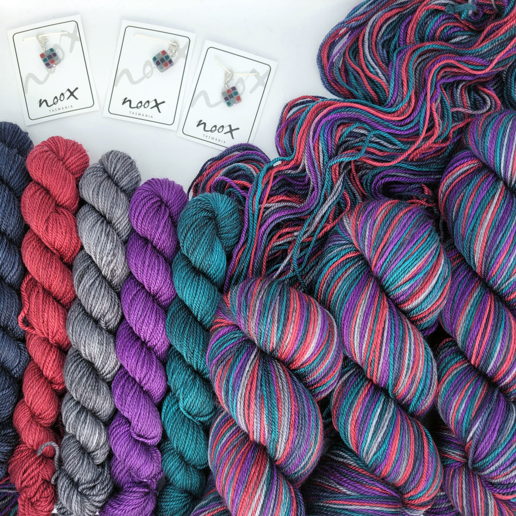 Dark Winter - Self Striping Sock Sets