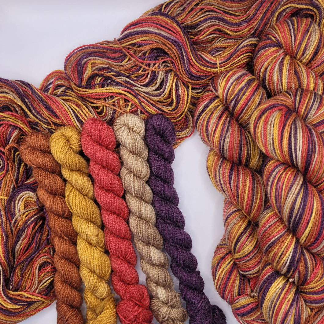 'Suzani' Self Striping Sock Sets