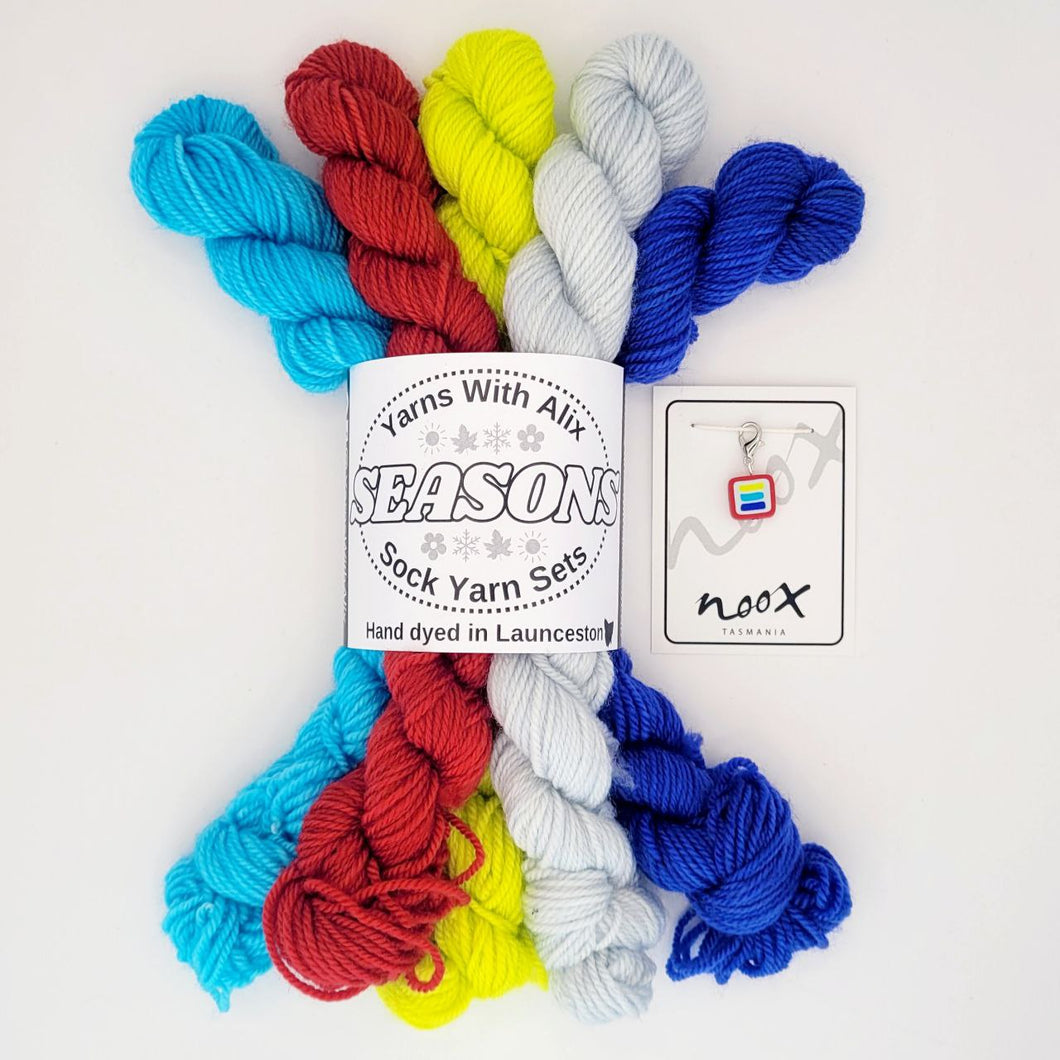 Bright Winter - Mini Skein Sock Sets