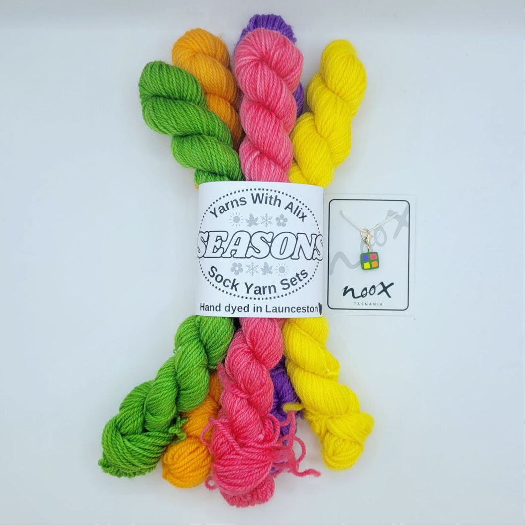 Bright Spring - Mini Skein Sock Sets